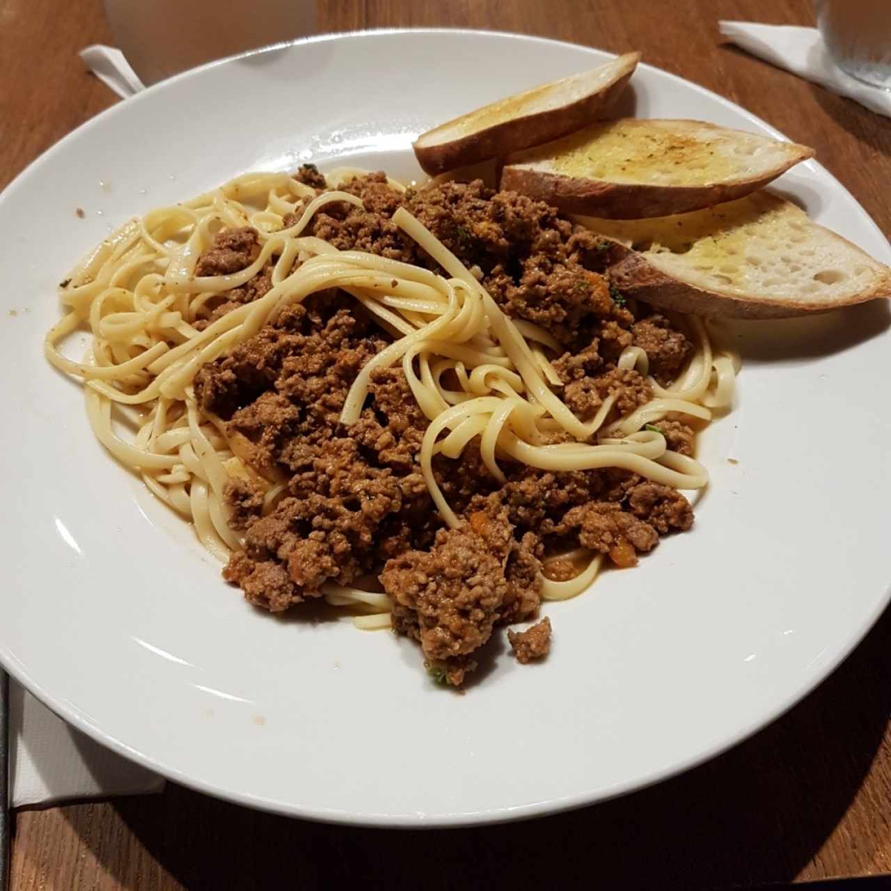Linguini a la boloñesa 😋