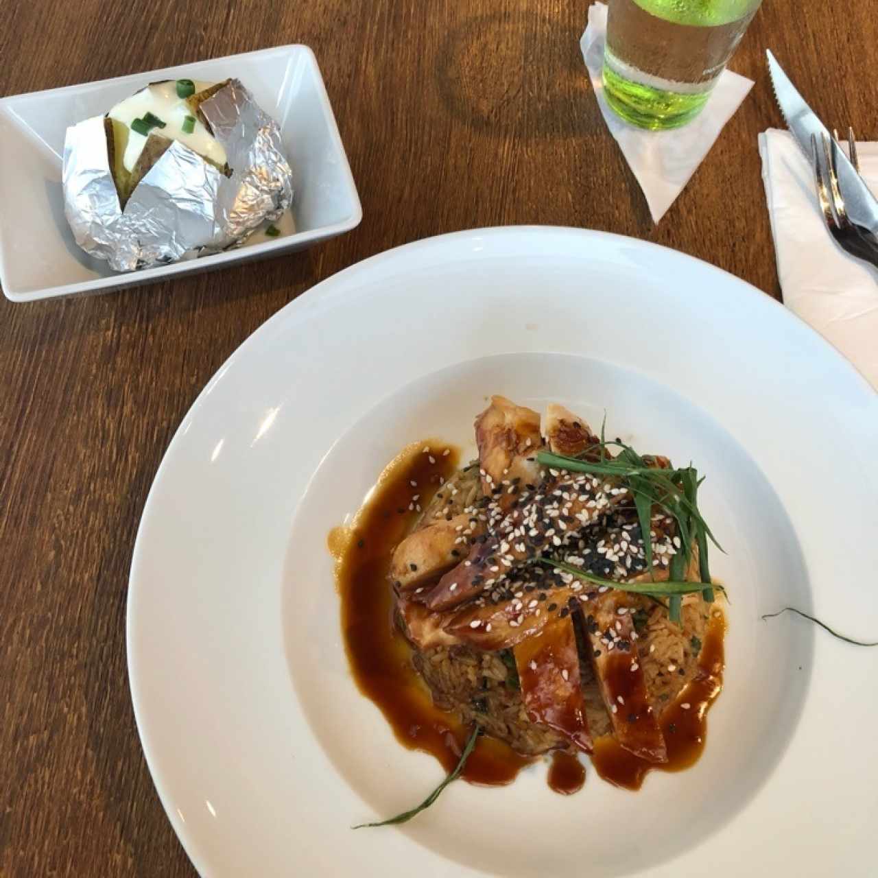 pollo teriyaki