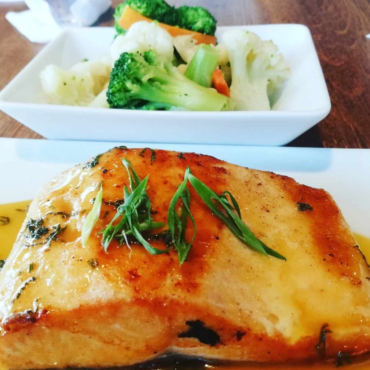 salmón a la naranja