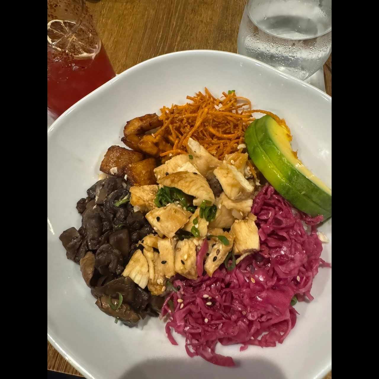 Bowl de pollo teriyaki