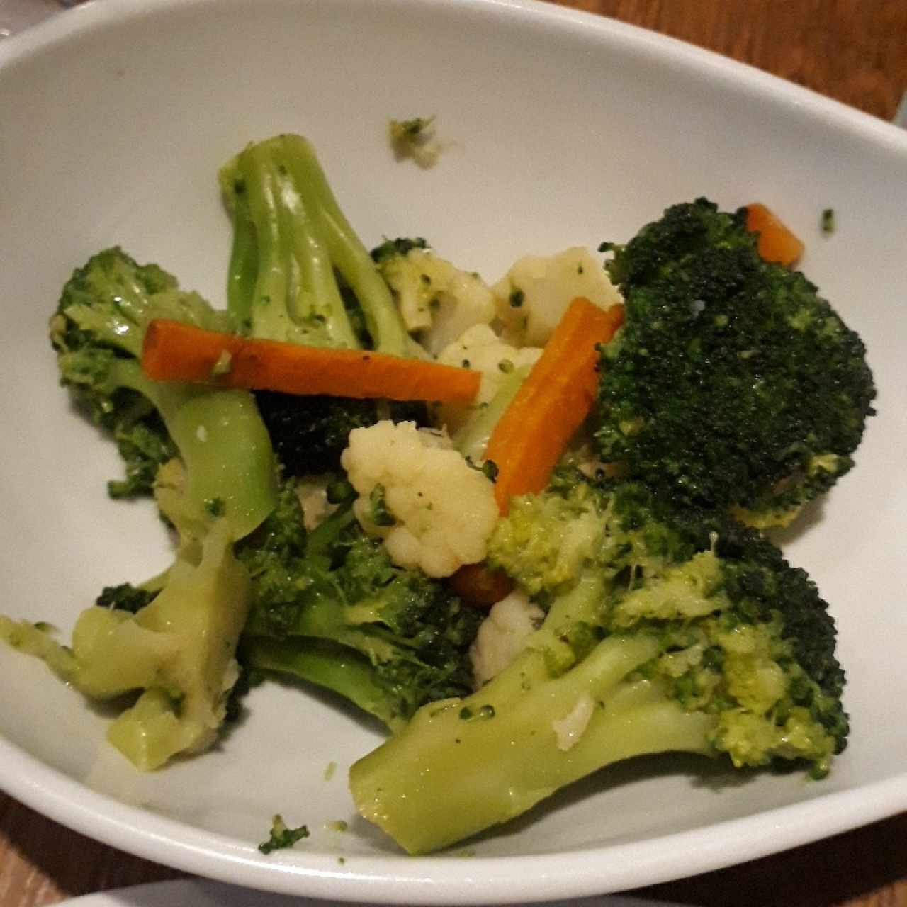 vegetales al vapor