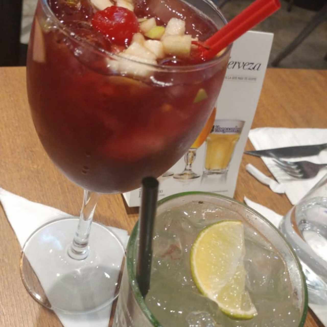 sangria y mojito