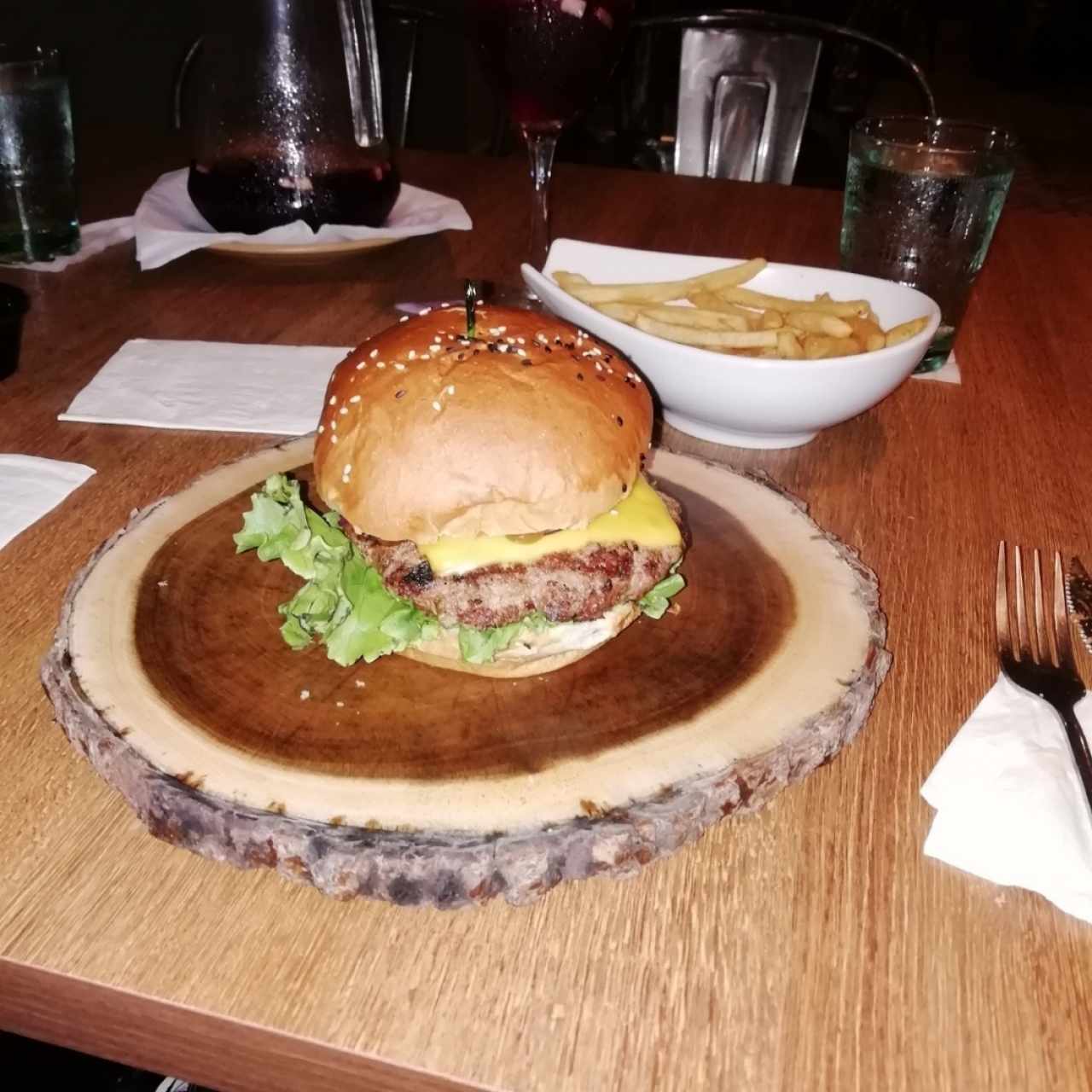 hamburguesa JackDaniel