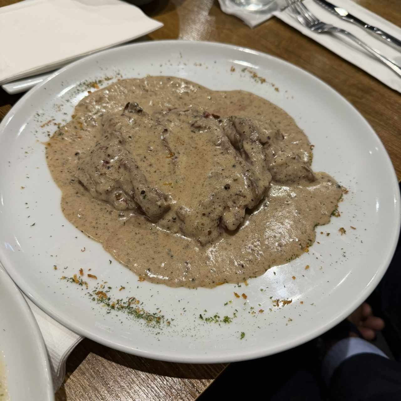 Filete tres pimientas
