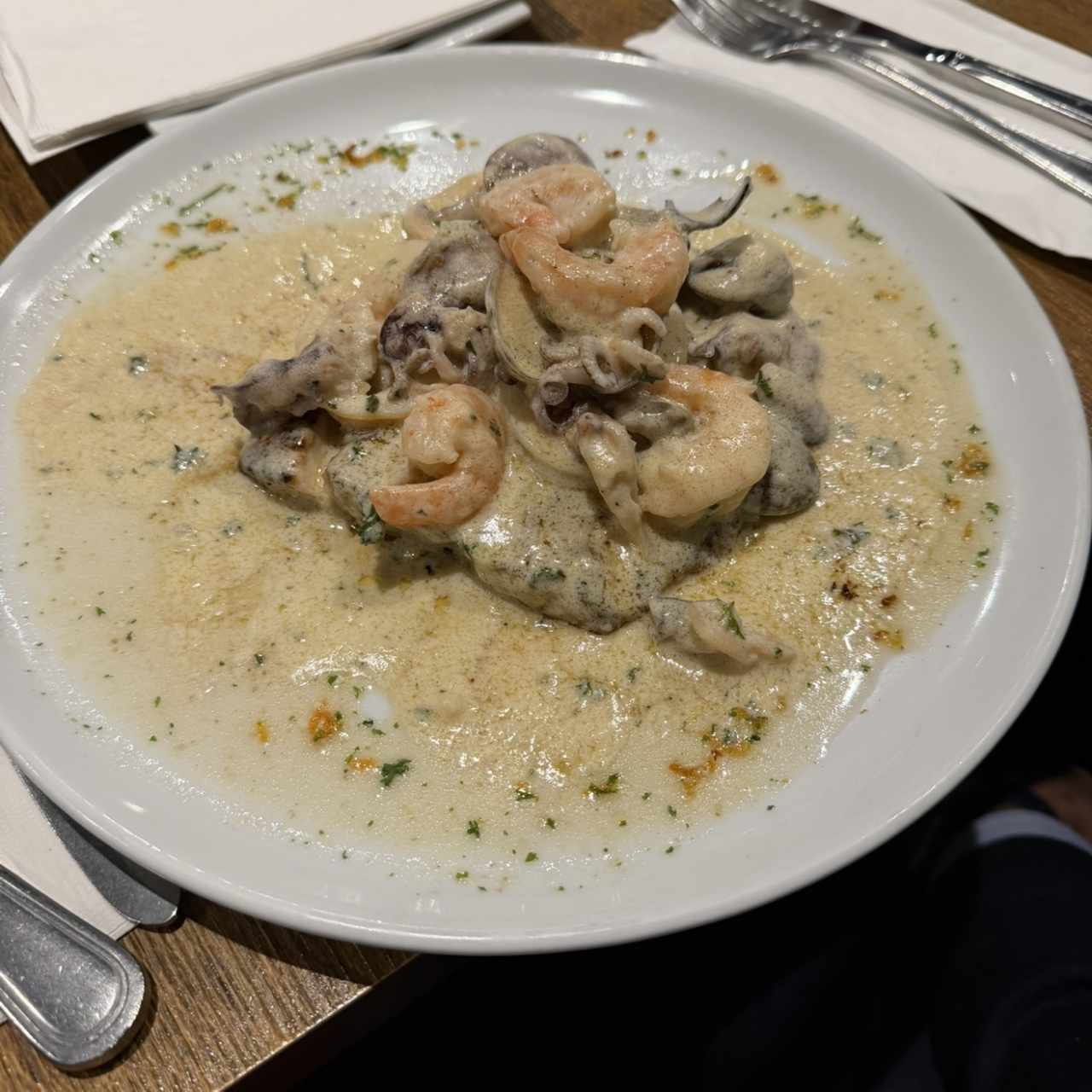Pescado en salsa blanco con coco