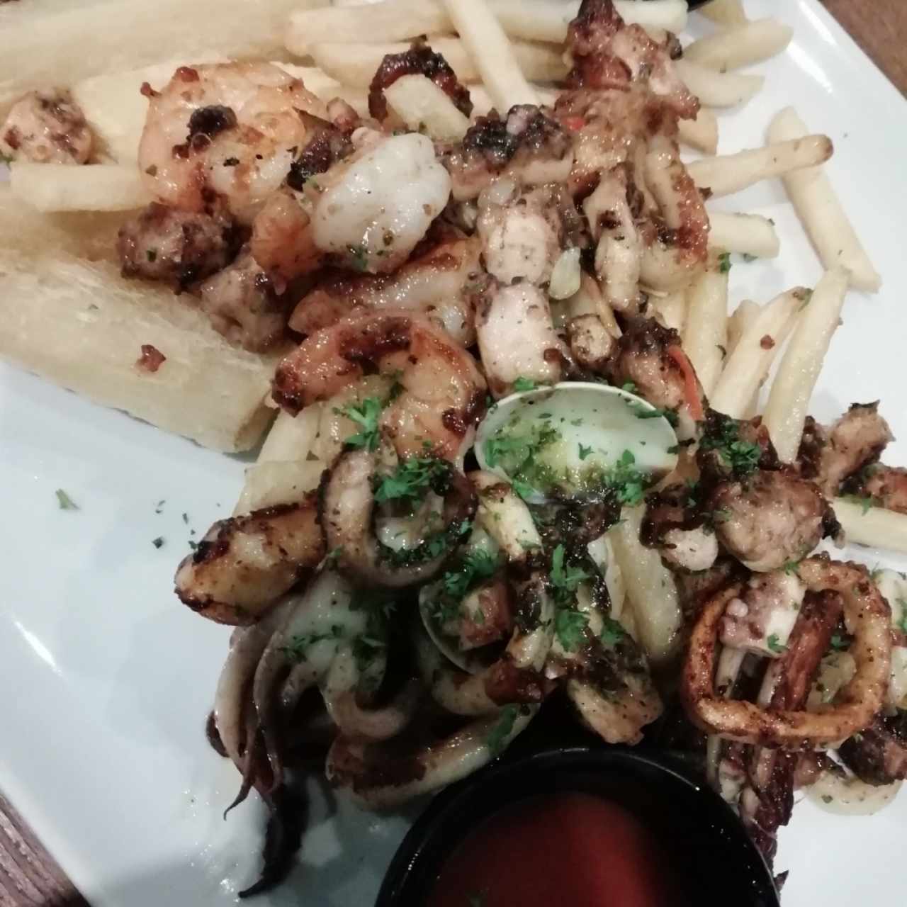 Parrillada de mariscos