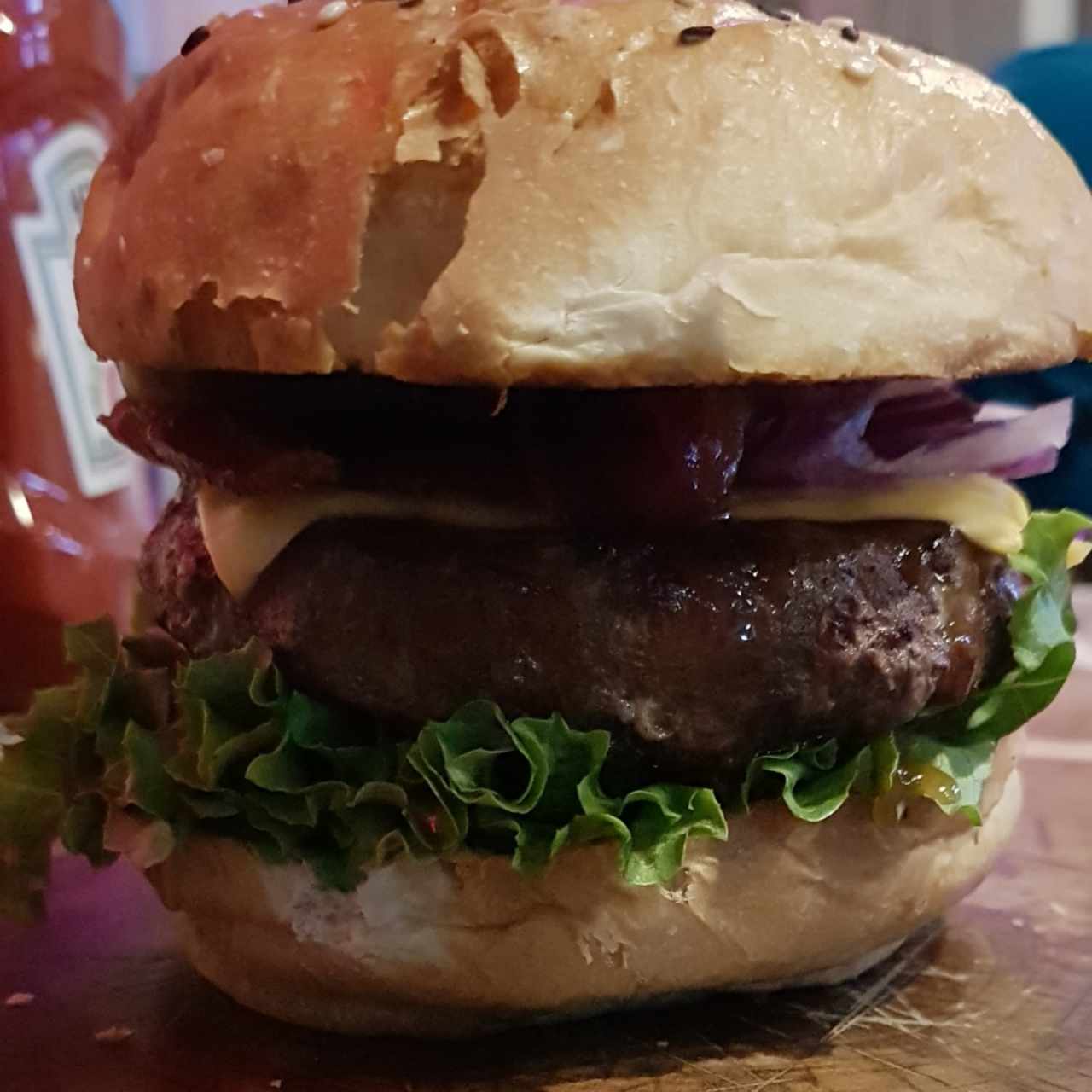 hamburguesa jack daniels
