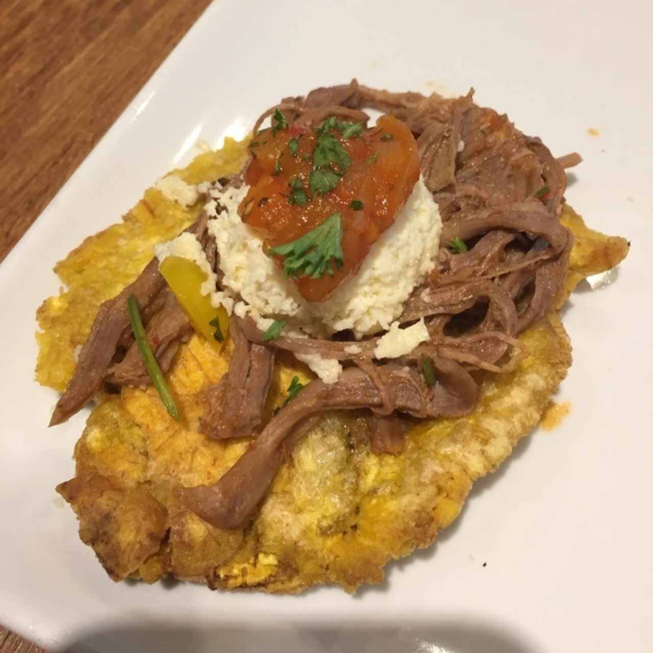 patacones de ropa vieja