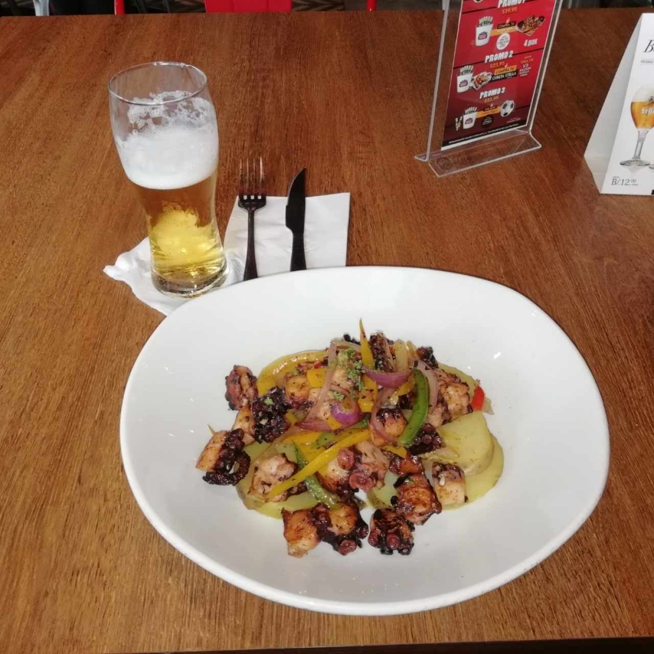 Pulpo al carbón 