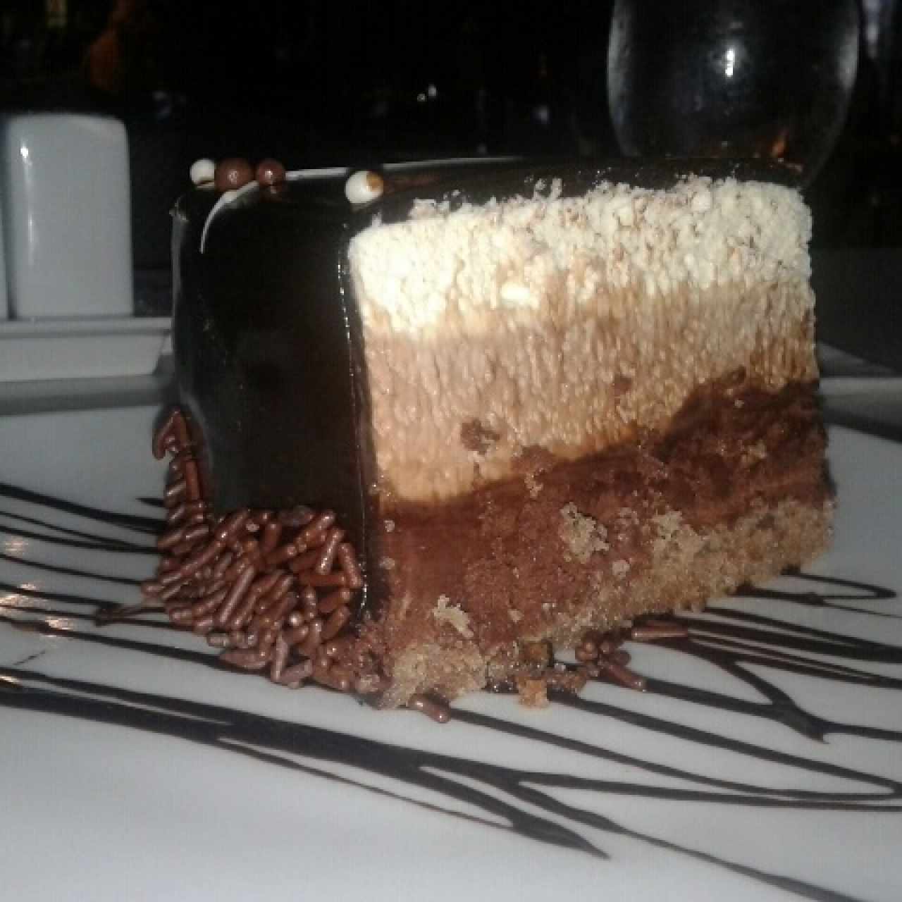 Mousse tres chocolates
