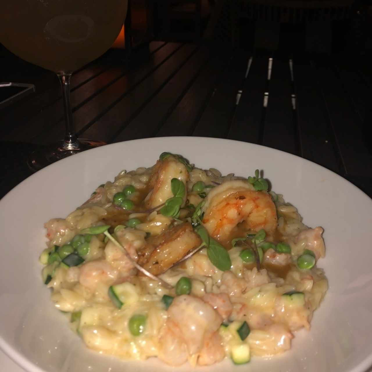 Risotto de Camarones 