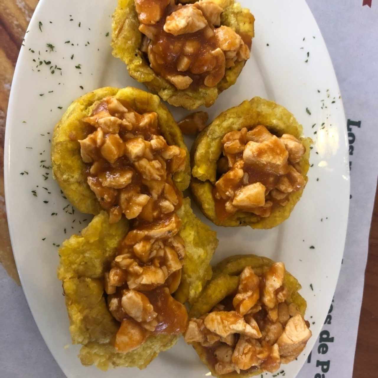 Patacones rellenos