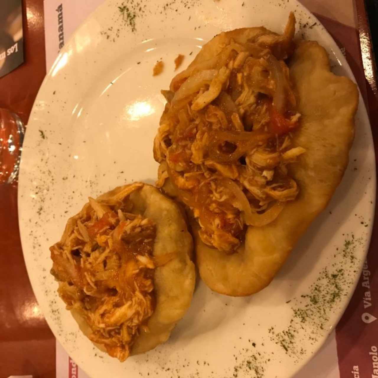 hojaldre con pollo