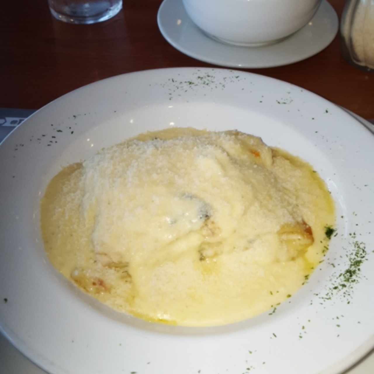 lasaña de pollo y espinacas 