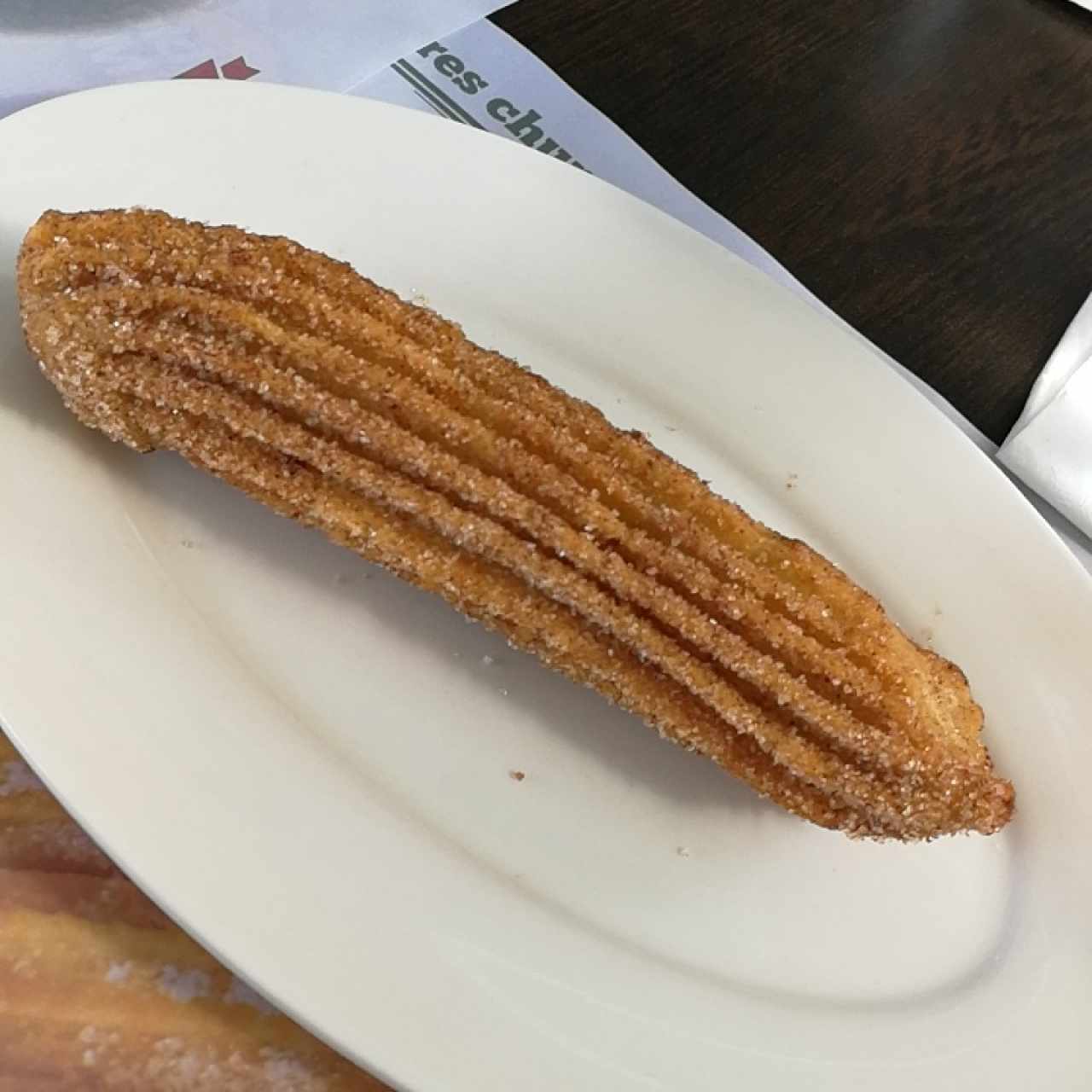 churro de manzana y canela
