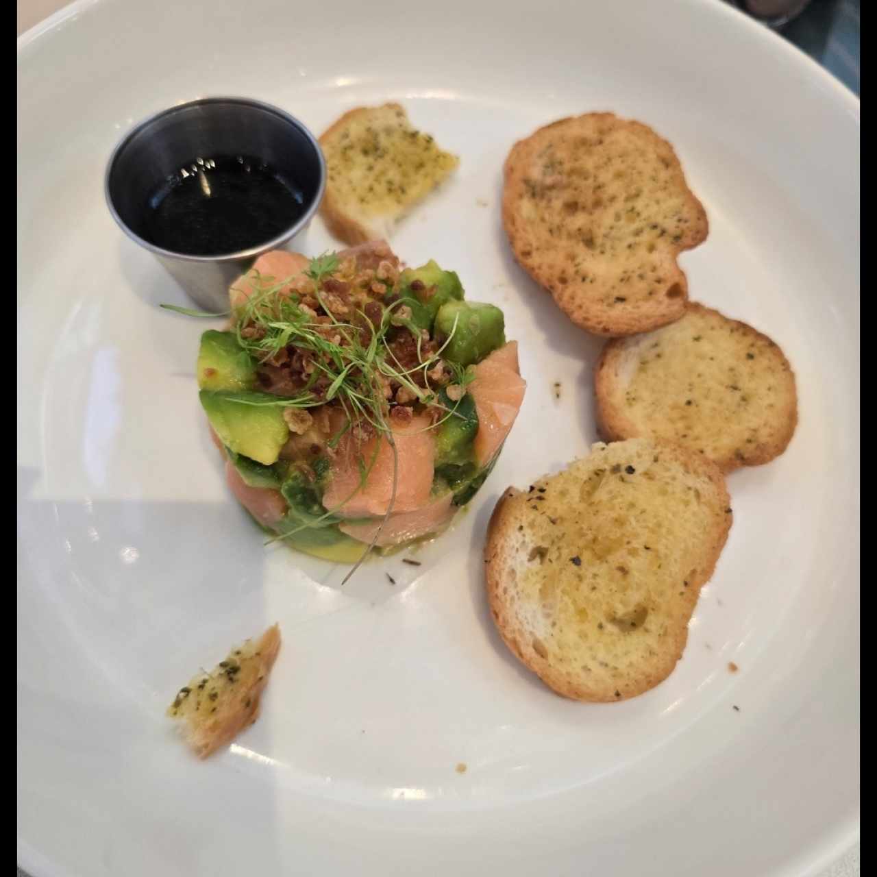 Avocado and Salmon Tartare