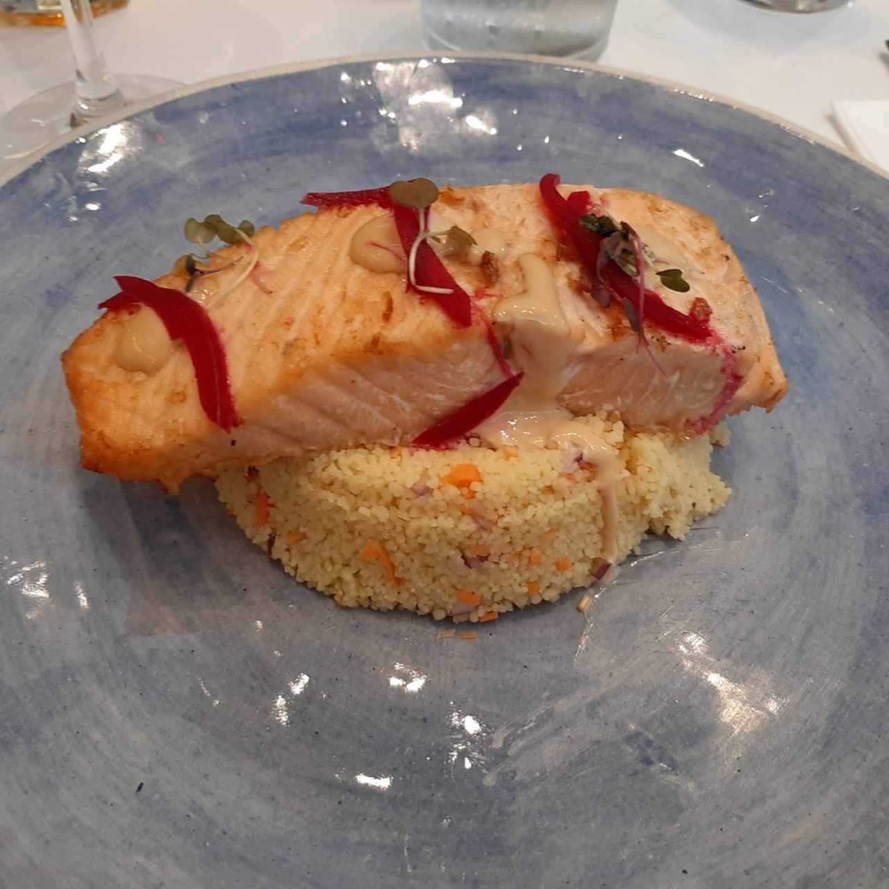 Salmón con cuscús 