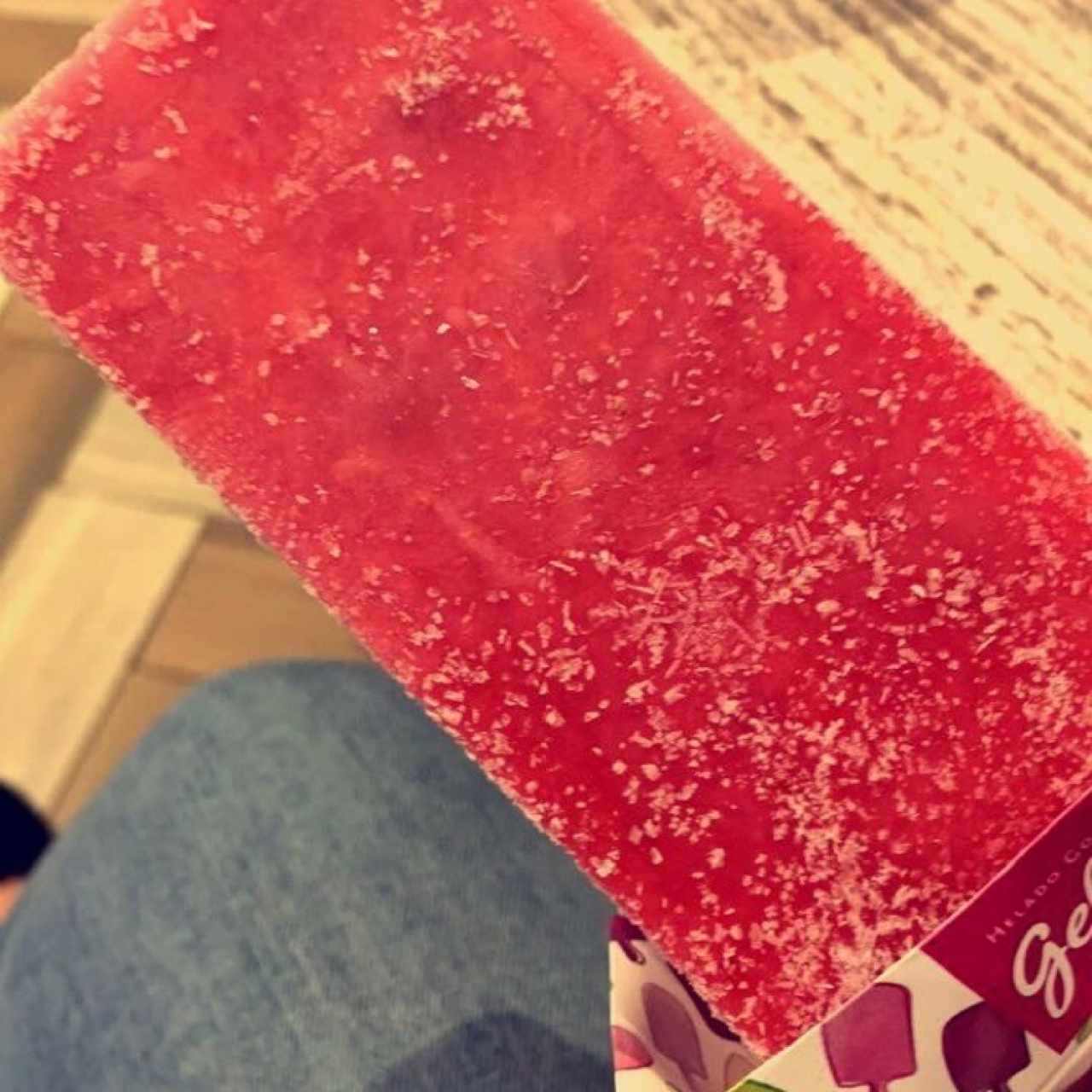 Paleta de Fresa 