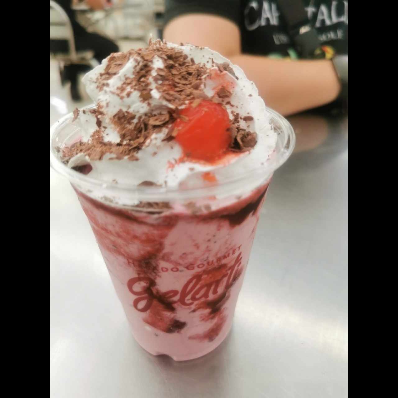 Milshake de frutos rojos