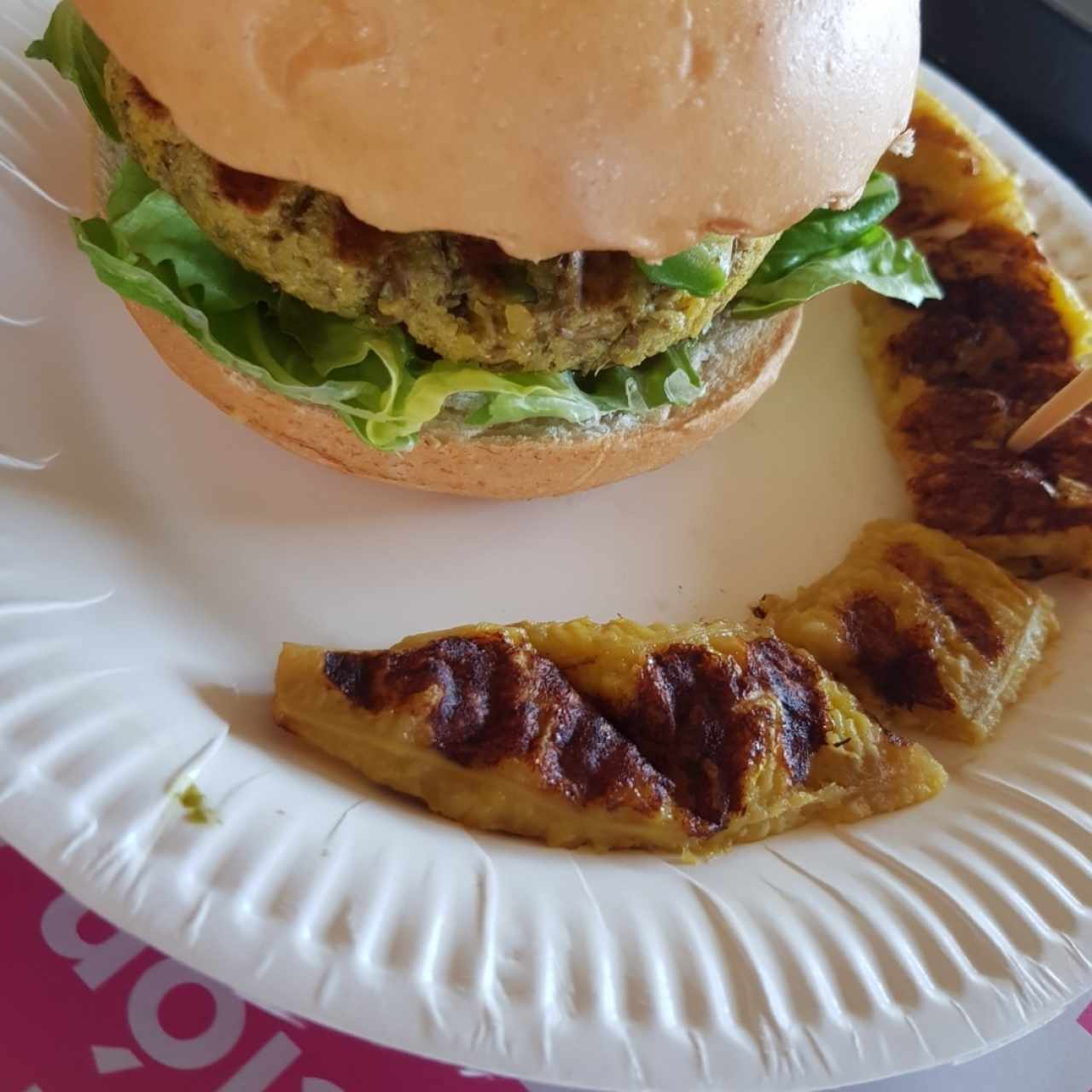 hamburguesa de lentejas