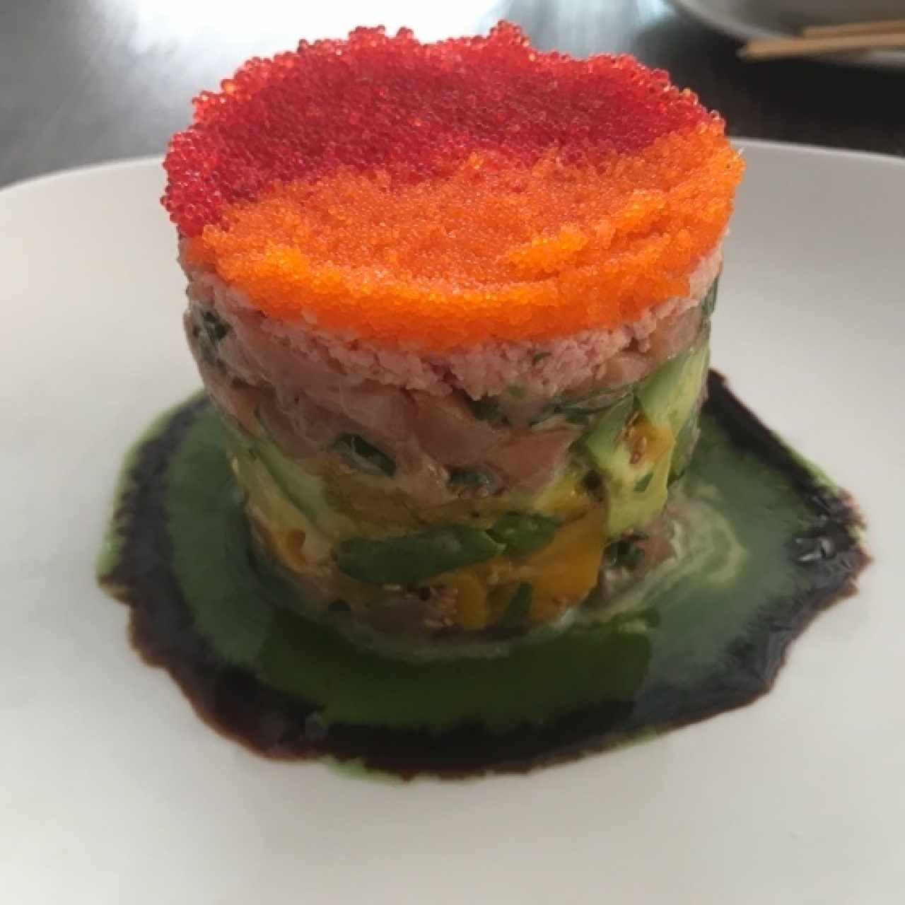tartare de salmón