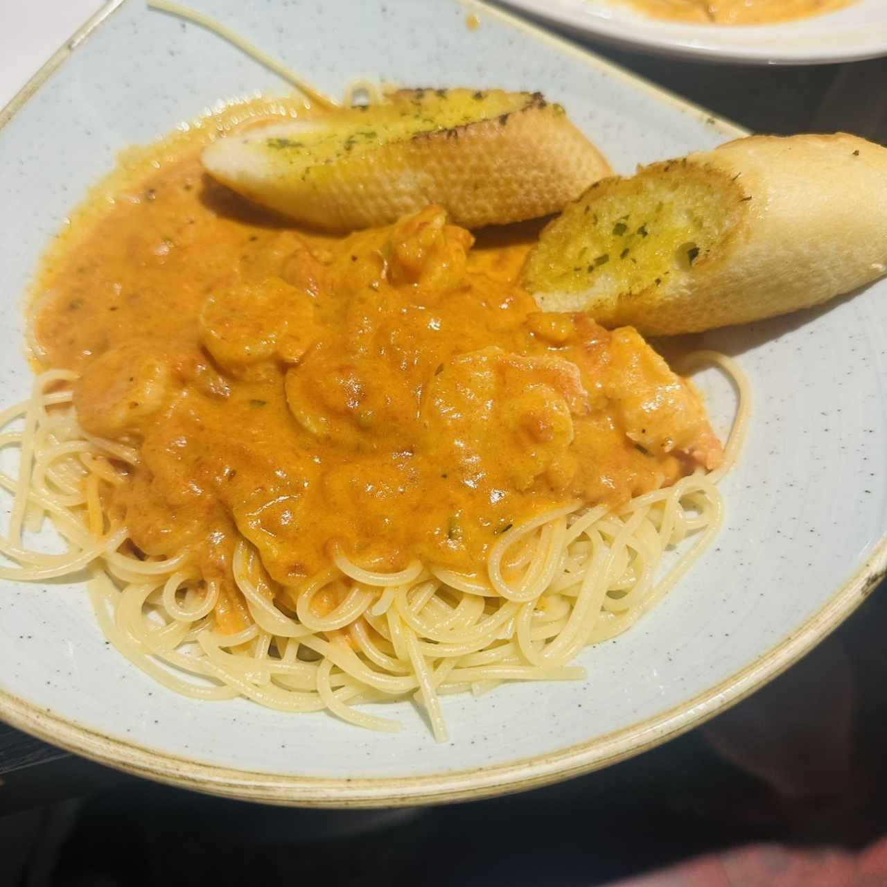 Pastas - Spaguettini con Camarones