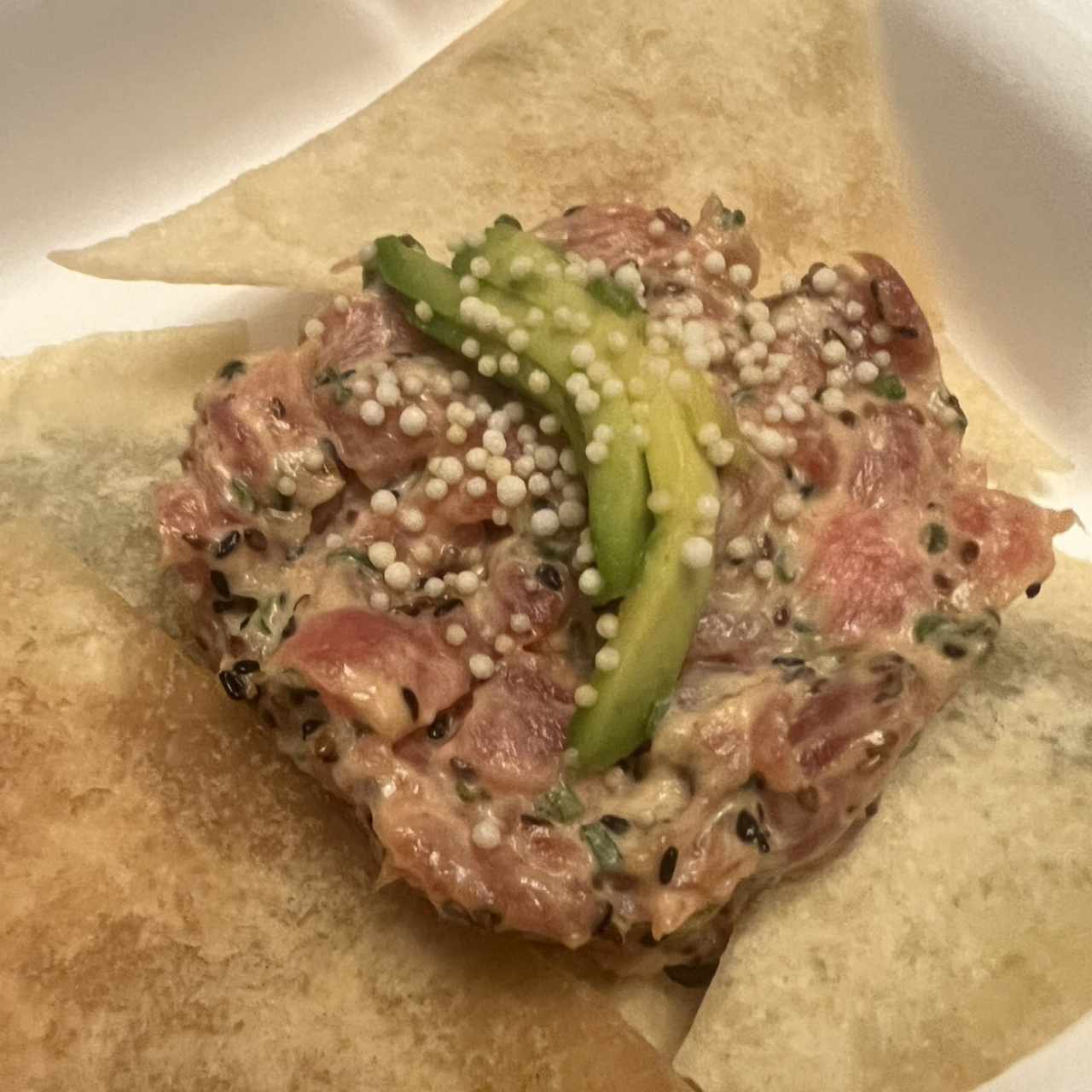 Entradas Calientes - Tartar de Salmón