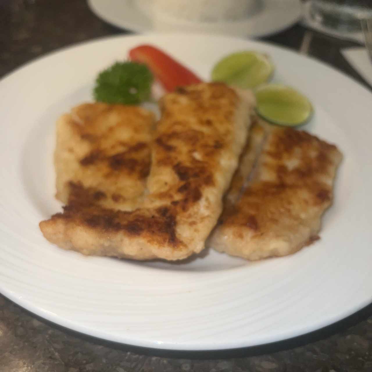 Corvina a la Plancha