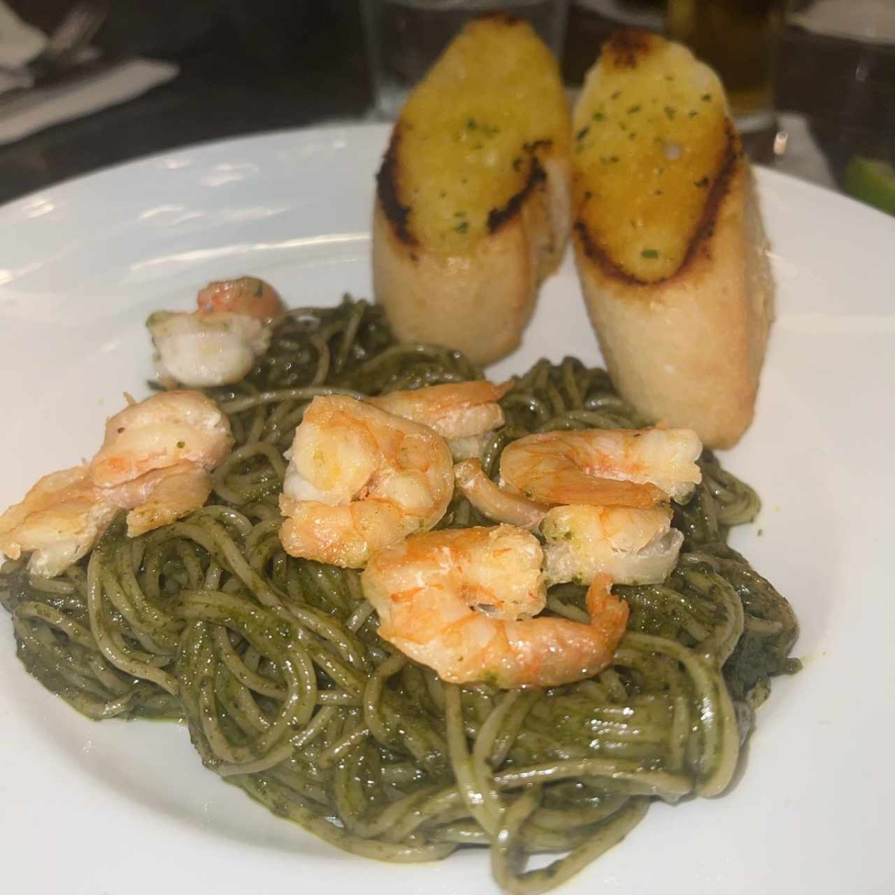 Pastas - Spaguettini con Camarones
