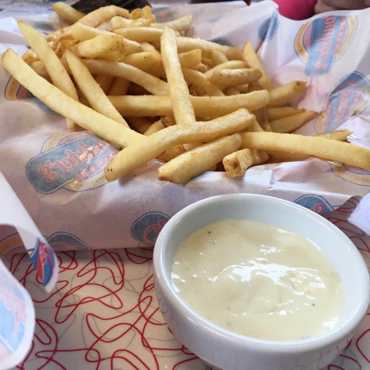 Ración de papas fritas