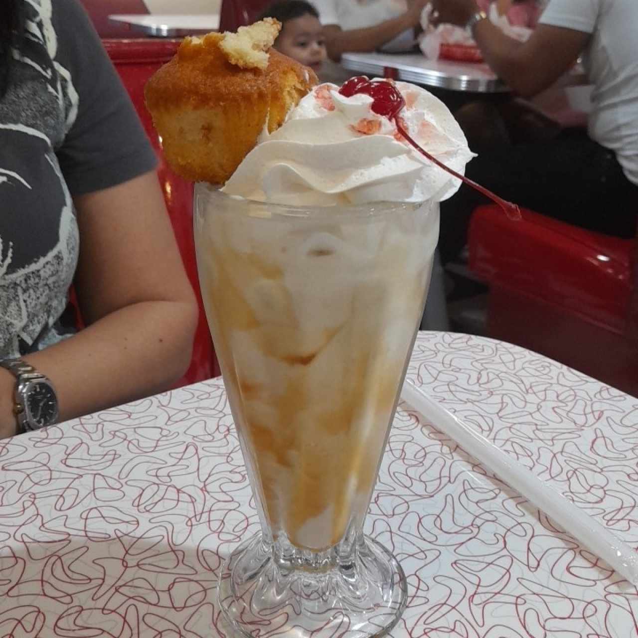 malteada de vainilla