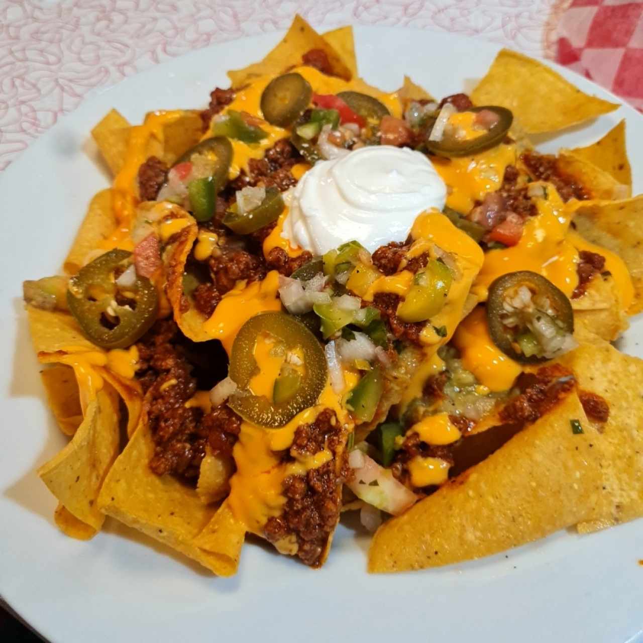 Nachos con carne