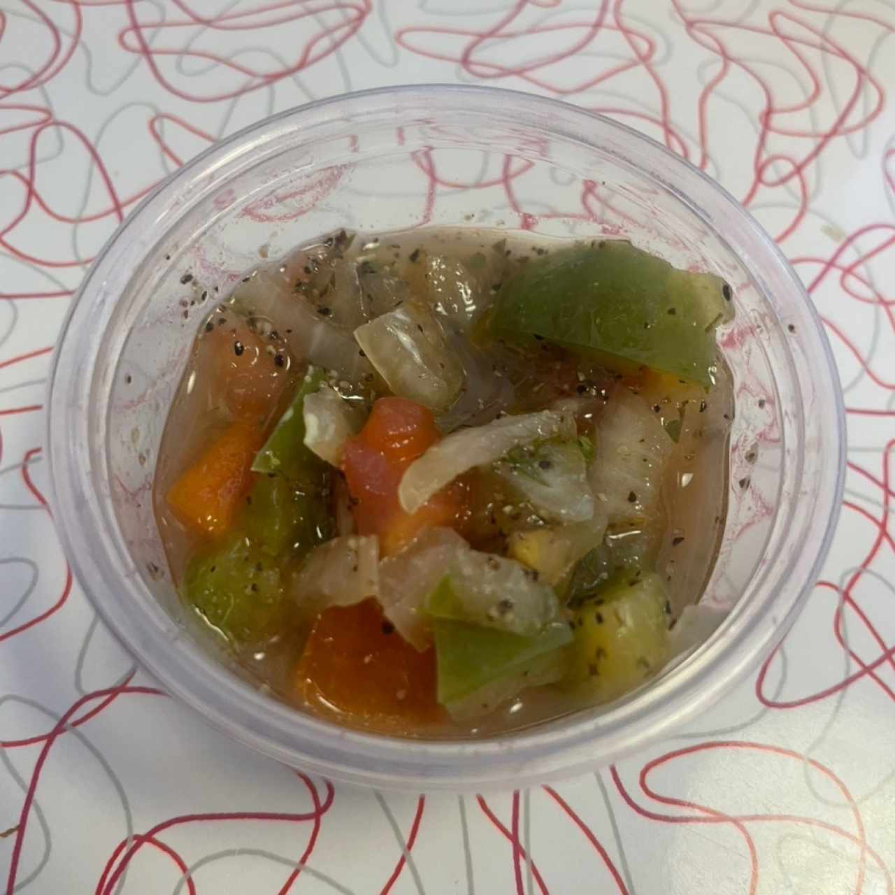 “Pico de gallo” con mucha pimienta