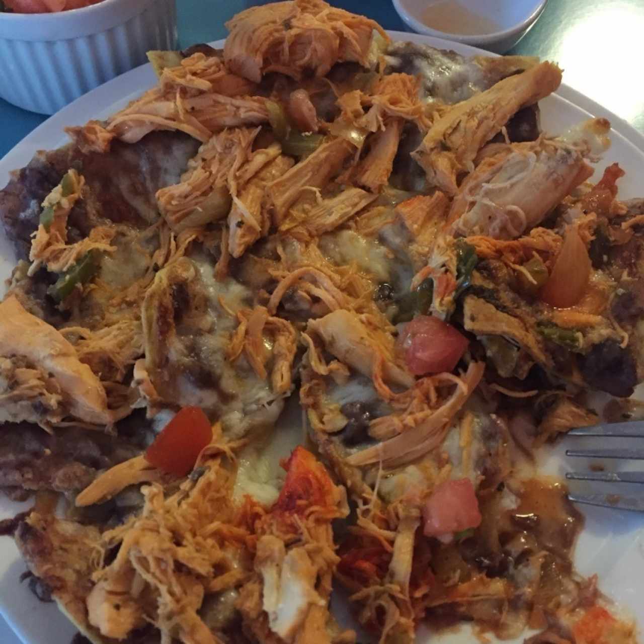nacho de pollo