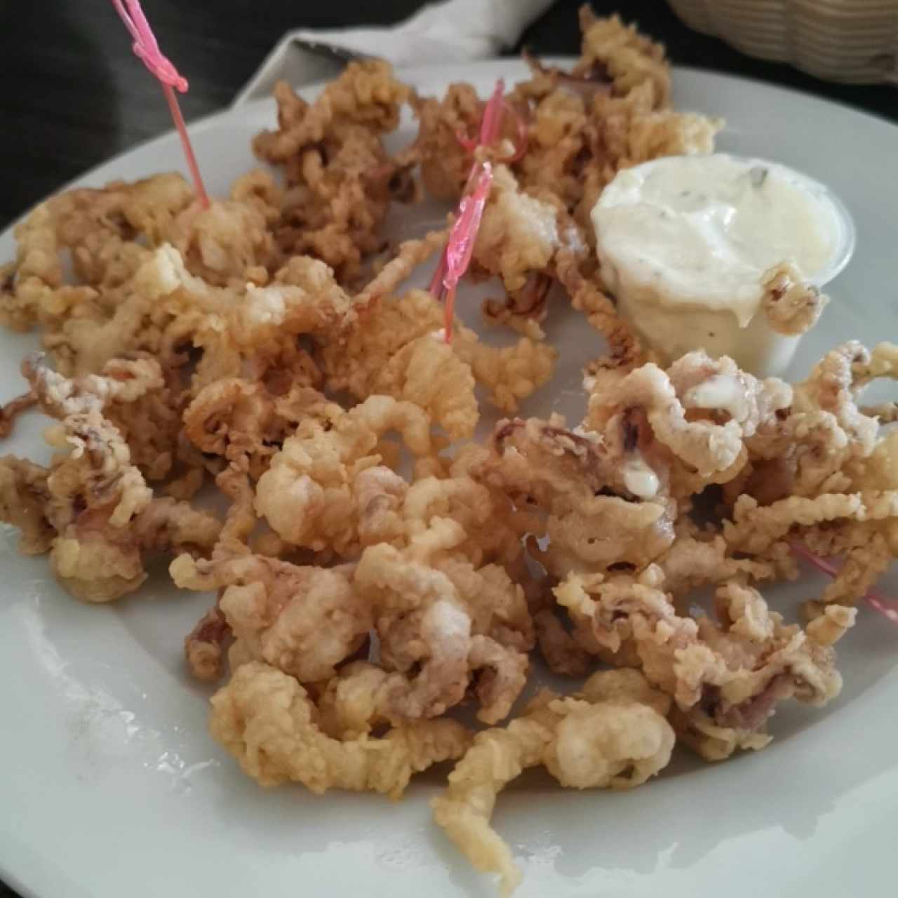 arañitas de calamares 