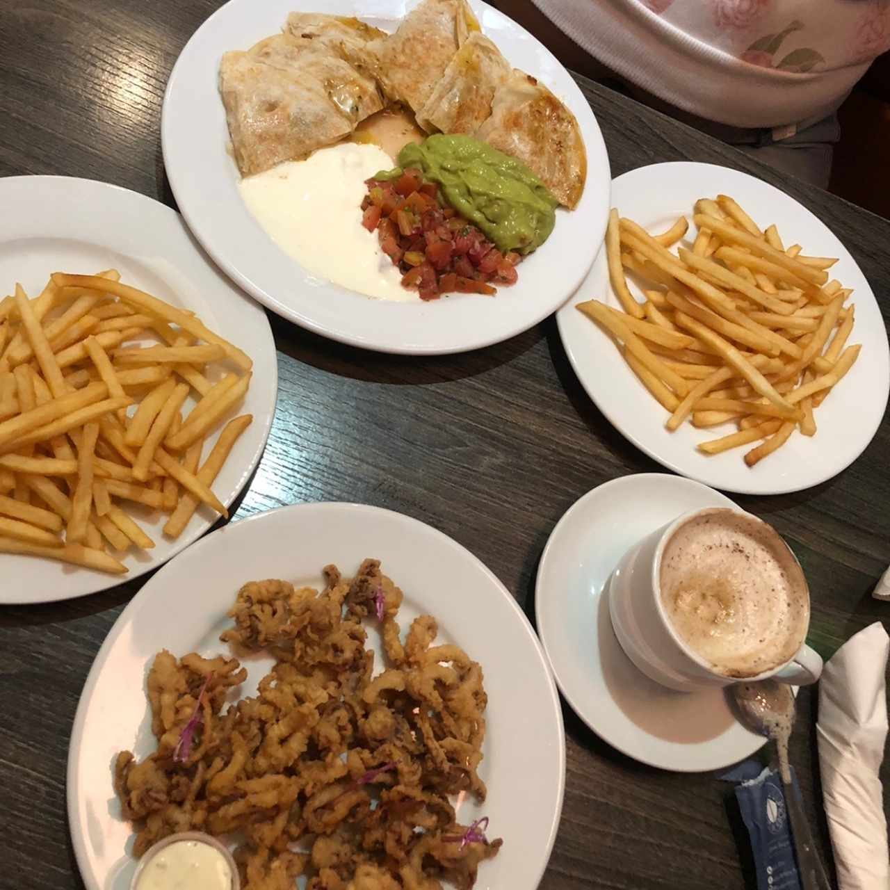 quesadillas y arañitas
