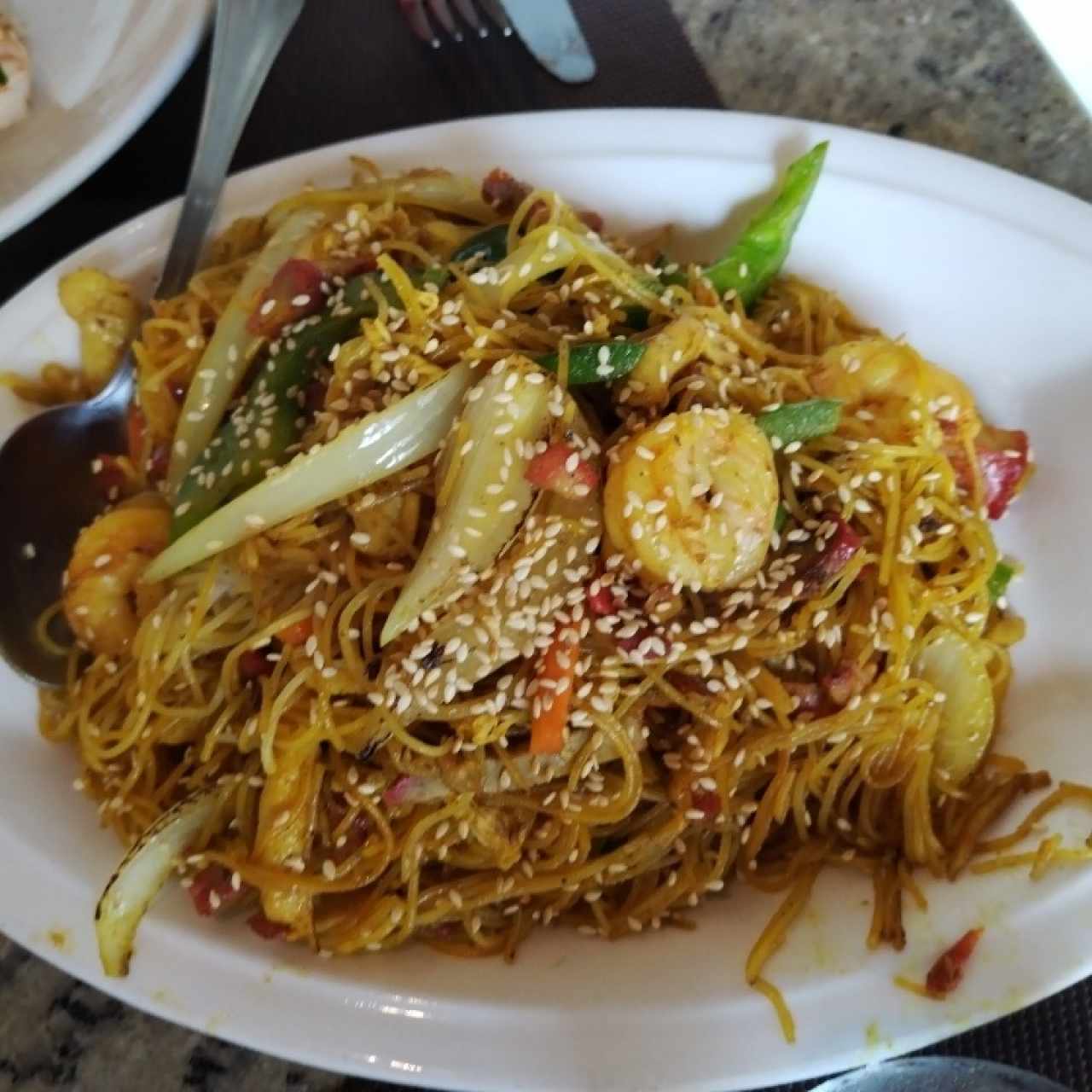 Fideos Singapur