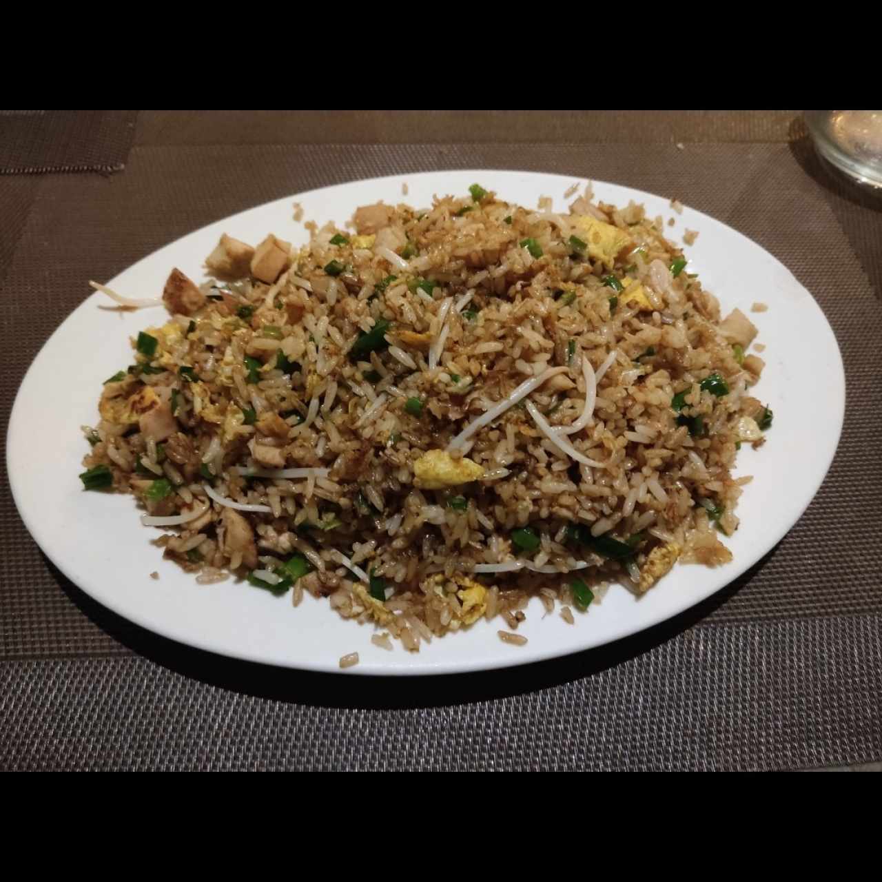 Arroz cantones de Pollo
