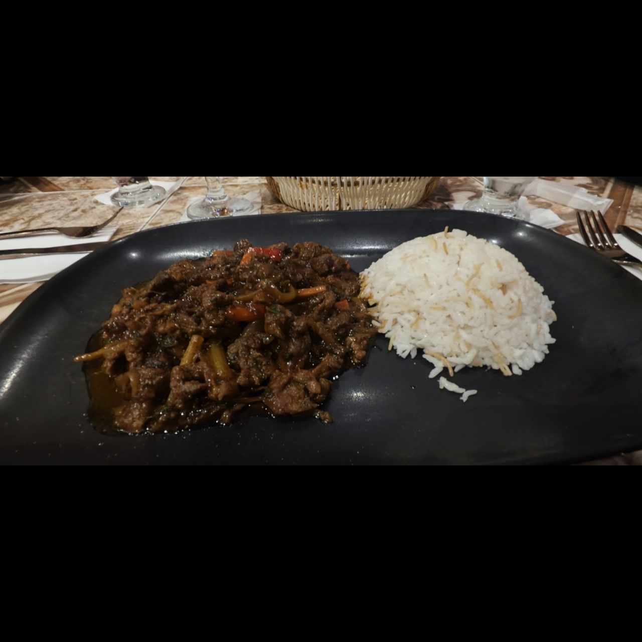 Filete de Carne en Salsa de Champiñones