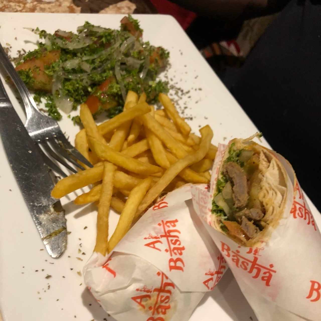 shawarma de pollo a la plancha 