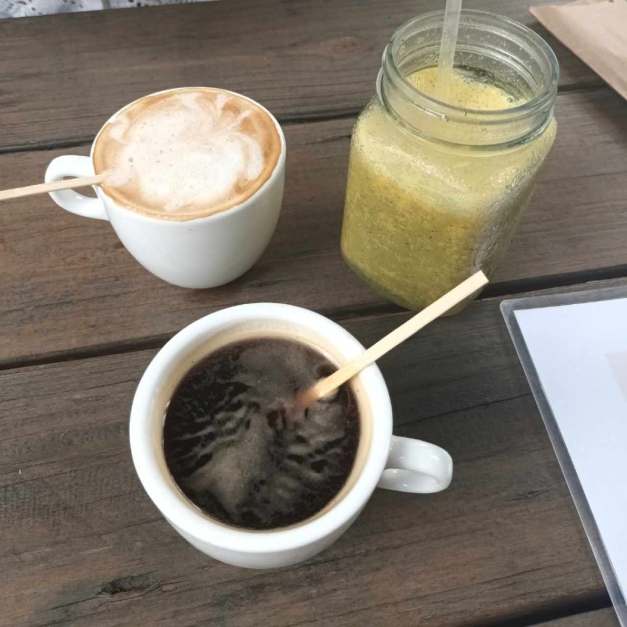 café y batido