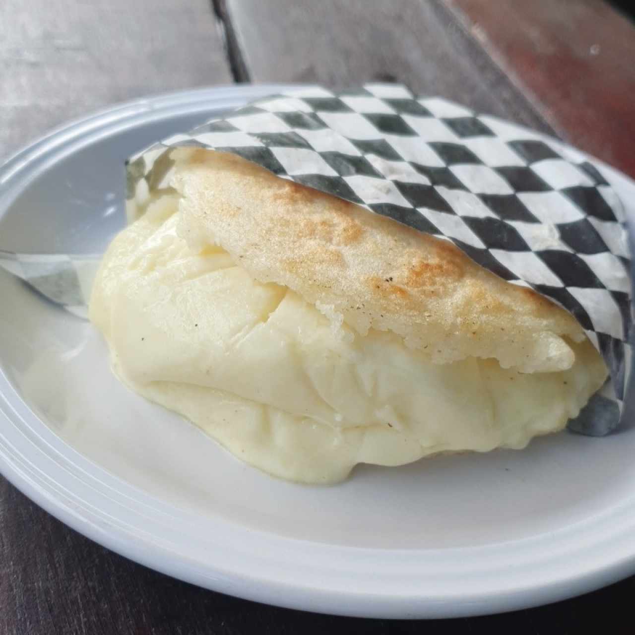 arepa queso de telita