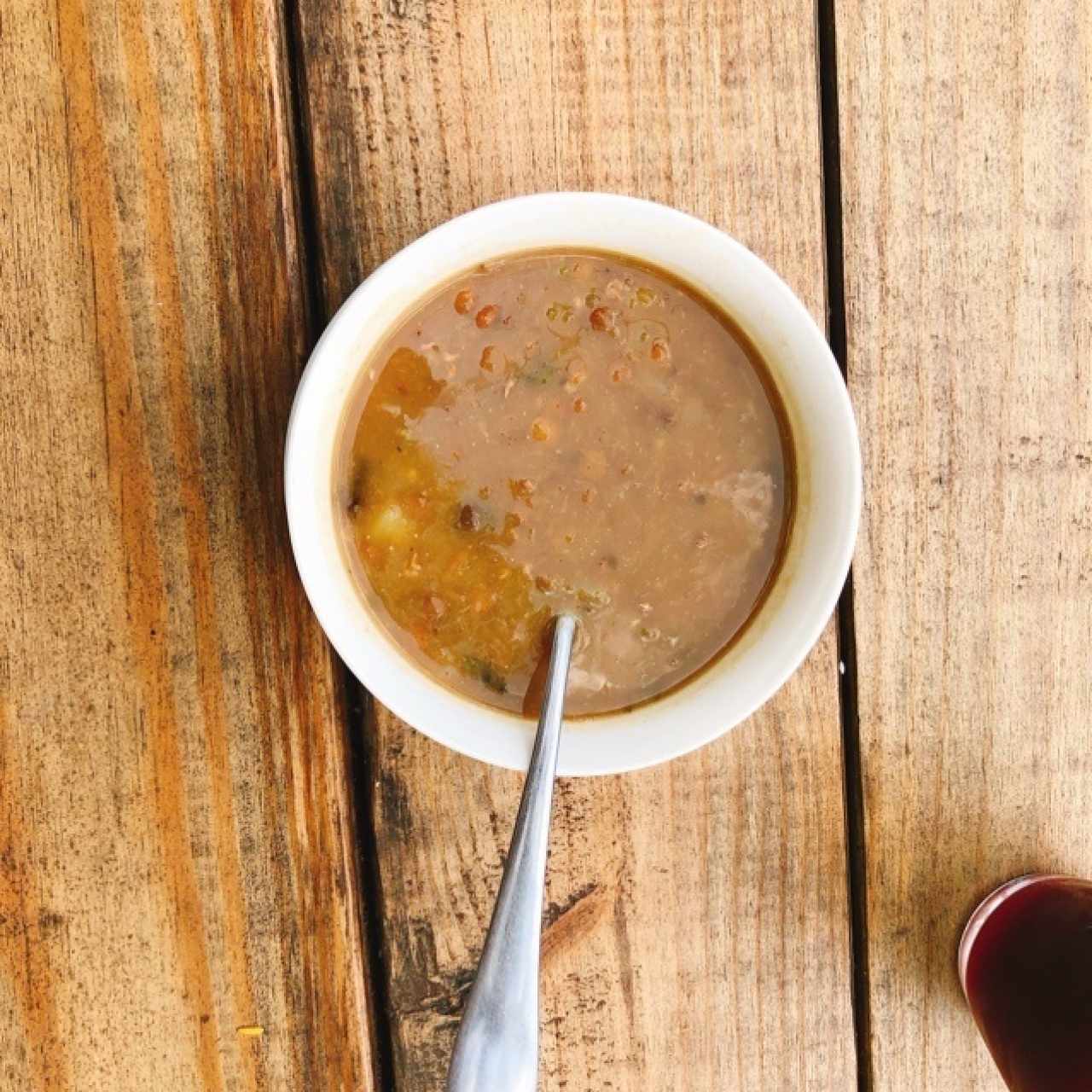 Sopa de lentejas - en el menu ejecutivo 