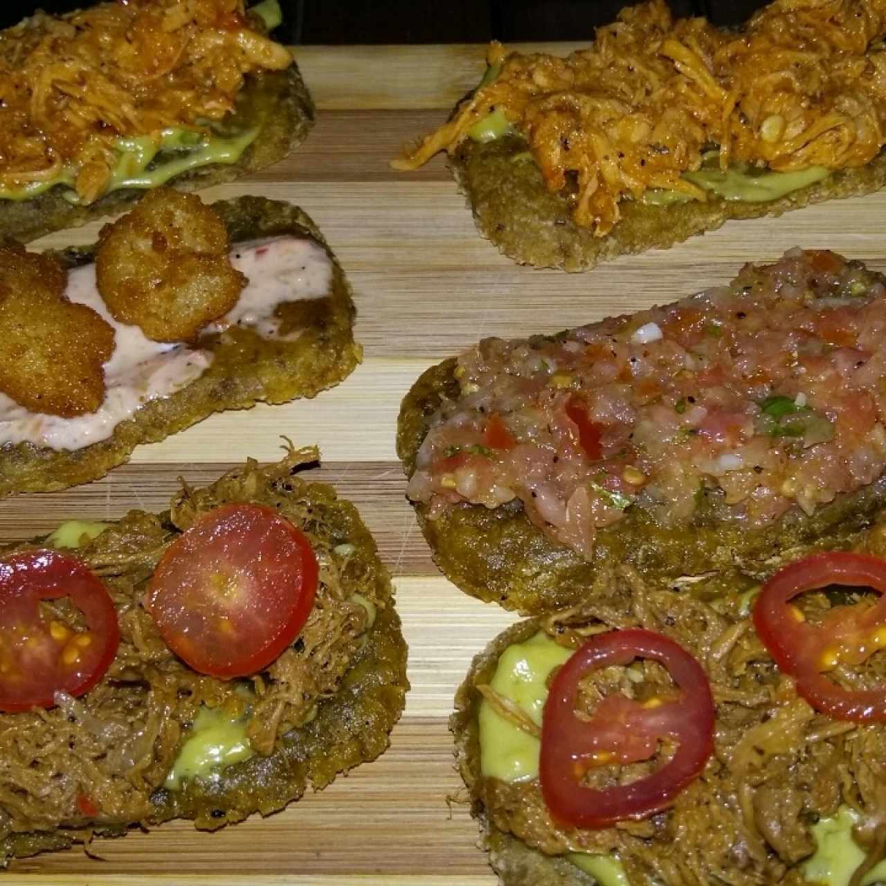 picadas variadas de patacon