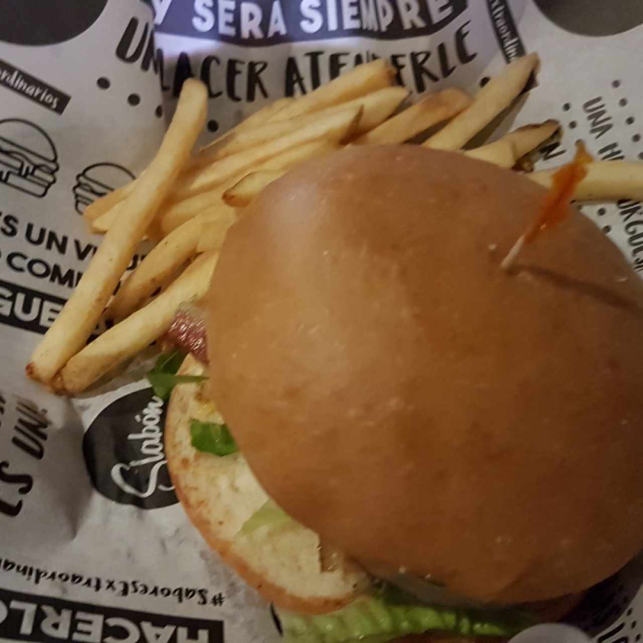 Hanburguesa del menú kids