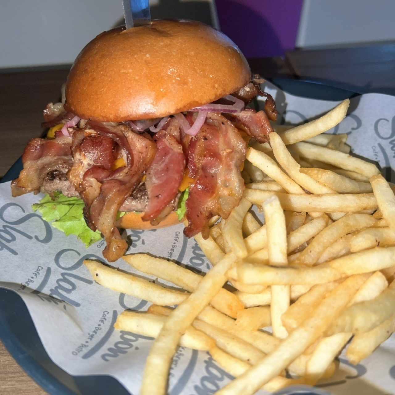 Blue Cheese and Bacon