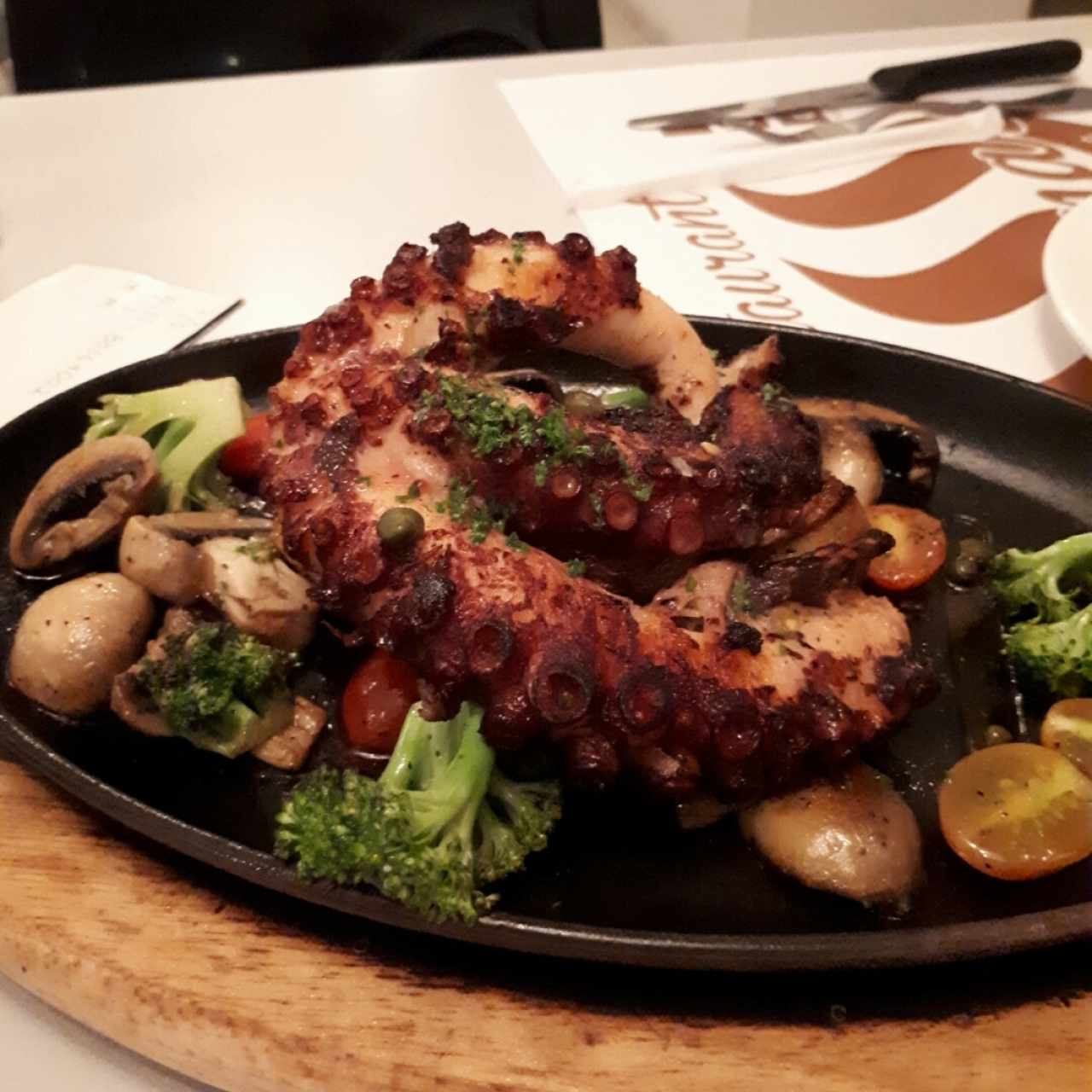pulpo a la parrilla