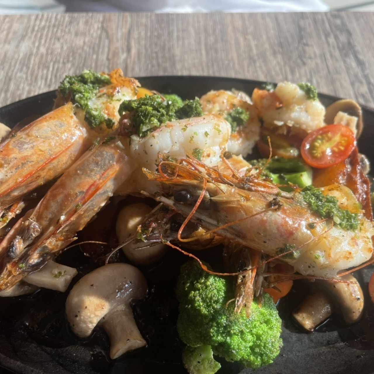 Langostinos a la plancha 
