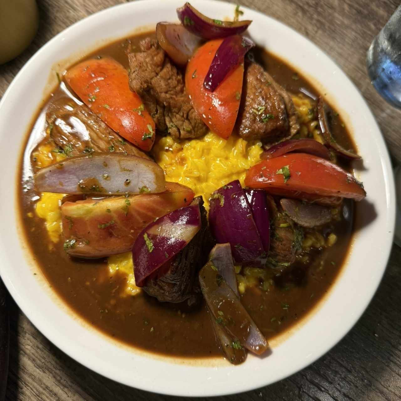 RISOTTO DE AJI AMARILLO CON LOMO