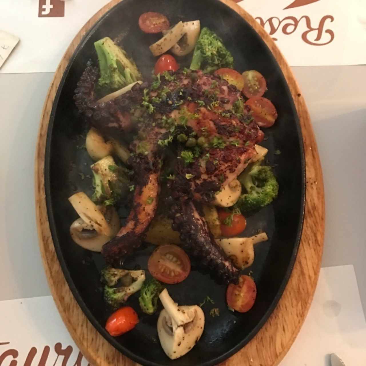 Pulpo a la parrilla